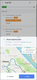 OpenResearch mobile app interface